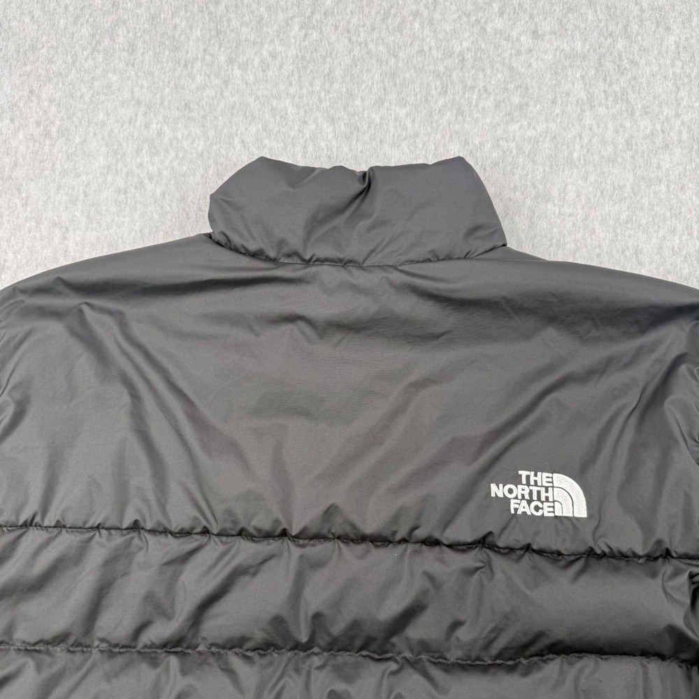 The North Face Jacket Mens Large Black 550 Goose Down Puffer Insulated Full Zip - Picture 8 of 14